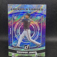 Chipper Jones 2023 Panini Donruss Locked & Loaded Rapture LL3