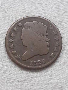 1829 Klassik Kopf Half Cent - Bild 1 von 6