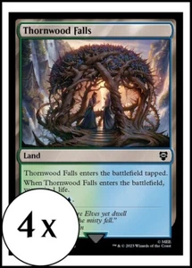MTG - 4 x Thornwood Falls - Playset 4x x4 - Herr der Ringe Commander - LOTR - Bild 1 von 2
