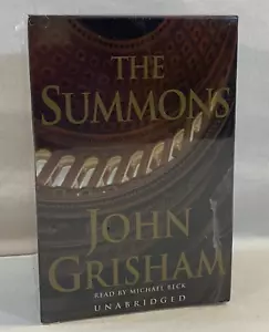 BRAND NEW SEALED The Summons John Grisham Audiobook 6 Cassettes Unabridged 2002 - Picture 1 of 5