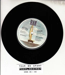 SUZI QUATRO Tear Me Apart 7" 45 rpm vinyl record NEW + juke box title strip - Picture 1 of 2