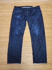 Rag & Bone Standard Fit 2 Button Fly Slim Leg Dark Denim Jeans Mens Size 38x31
