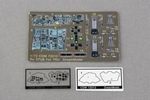 Dream DE-72012 1/72 Su-27UB Flanker Cockpit Color Photo Etches for Trumpeter - Picture 1 of 1