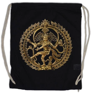 SHIVA II VINTAGE Turnbeutel Buddhism Shivaism Yoga Buddha Hinduism India - Picture 1 of 1