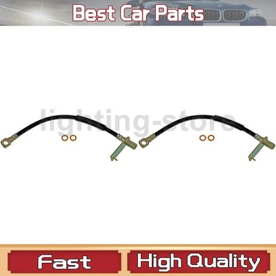 Front Left Front Right Brake Hydraulic Hose Fits AMC 1975-1977 Pacer 2 pcs - Image 1 of 4