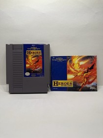 Advanced Dungeons & Dragons: Heroes of the Lance (NES 1991) Cart & Manual Tested