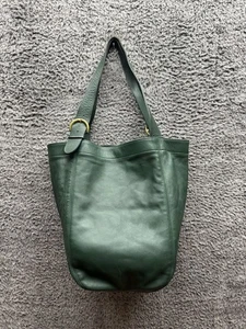 Vintage Coach Soho Leder Tasche Schultertasche H6H-4082 dunkelgrün - Bild 1 von 13