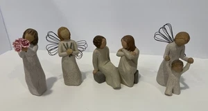 Willow Tree Gaurdian Angel Heart and Soul Figurine Remembrance Thank You - Picture 1 of 7