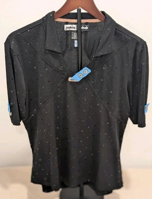 Polo grande de golf tenis para mujer Jamie Sadock manga 1/4 Foto 1 de 4