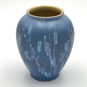 Vintage West Germany Carstens Tonnieshof Qualitat Vase Drip Glaze 5.25" - Foto 1 di 12