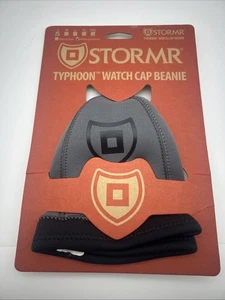 STORMR Small Typhoon Watch Cap Neoprene Weatherproof Fishing Beanie - Dark Gray - Picture 1 of 3