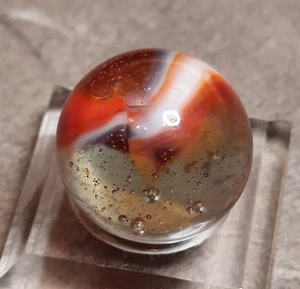 👍Mármol vintage de vidrio Peltier NLR. .63" como nuevo.  MUY CHULO SUNSET PELTIER! (7)👍 - Imagen 1 de 6