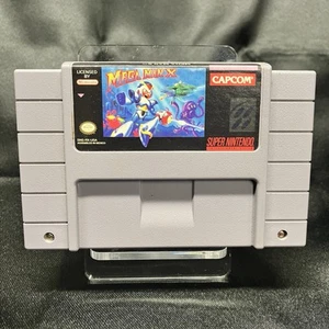 Mega Man X Super Nintendo SNES Authentic Cartridge Only Tested & Working CAPCOM - Picture 1 of 10