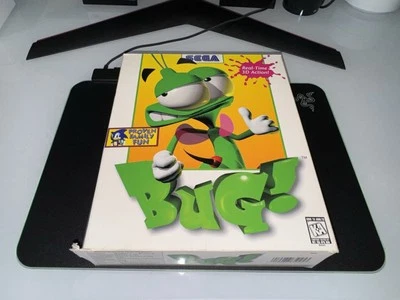 Bug! PC CD-ROM Sega 1996 - 3D SEGA CD BIG BOX COMPUTER VIDEO GAME - WINDOWS - Image 1 of 4