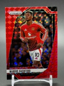 Mosaico rojo Panini Prizm EPL 2024-25 #126 MARCUS RASHFORD Manchester United - Imagen 1 de 2