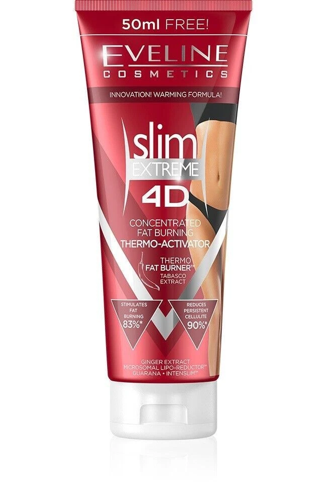 Eveline Cosmetics Slim Extreme 4D Thermo Aktivator Fettverbrennung Creme  250 ml - Bild 1 von 1