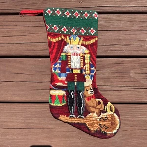 Medias de Colección Navidad Cascanueces Punta de Aguja Juguetes de Papá Noel Violín Oso - Imagen 1 de 7
