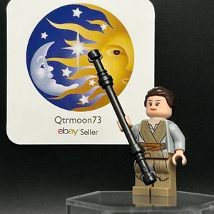 LEGO BRAND Rey sw0677 STAR WARS MINIFIGURE with Staff 75236 75148 75178 75105+ - Picture 1 of 13