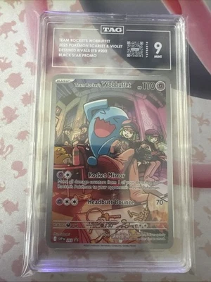 Team Rocket's Wobbuffet 203 Sv: Scarlet & Violet Promo Cards Holo - Image 1 of 2