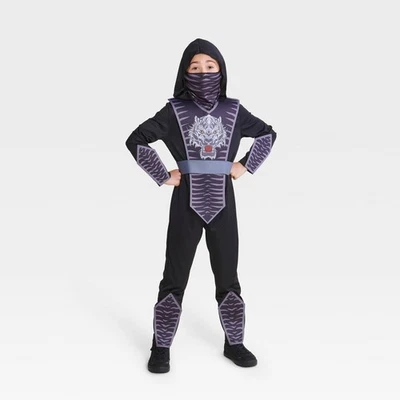 White Tiger Ninja Warrior Kid's Halloween Costume 6-7 Small #5667 - Image 1 of 4
