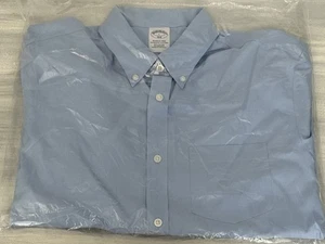 Brooks Brothers Original Polo Shirt Men’s Large Cotton Newport Blue BB18000 NEW - Picture 1 of 4