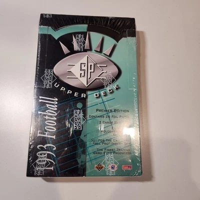 1993 Upper Deck SP Football Hobby Box - Factory Sealed (Bettis RC?) - Image 1 of 3