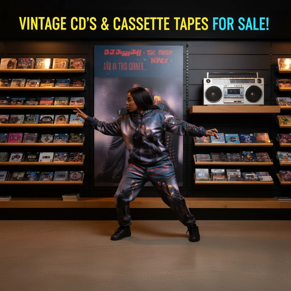 •D.J. JAZZY JEFF AND THE FRESH PRINCE - …AND IN THIS CORNER• ~1989 OG PRESS~ (CL - Image 1 of 4