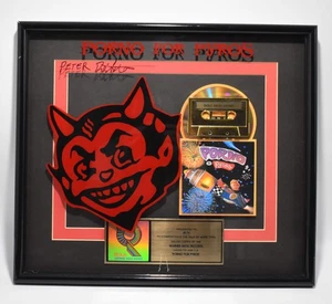 Porno For Pyros RIAA Gold CD Award Presented to JBTV, Signed by Peter DiStefano - Picture 1 of 13