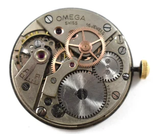 Vintage Omega Handaufzug 16J 30T2SC Armbanduhrwerk lot.wb - Bild 1 von 5