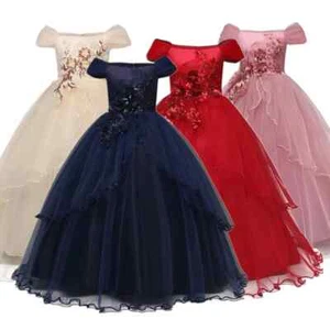 Summer Kids Dresses for Girls Wedding Dress Elegant Girls Evening Party Dresses - Picture 1 of 29