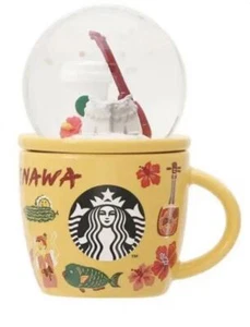 Starbucks Japón 2024 Coleccionable Globo de Nieve y Taza Okinawa Limited 89ml JPN Nuevo - Imagen 1 de 7