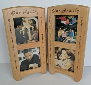 Malden Designs 4 Opening Collage Picture Frame Our Family Never Used Tall Hinges - Picture 1 of 7