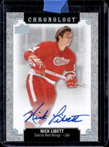 2018-19 Upper Deck Chronology Nick Libett Franchise History Auto #FH-DE-NL