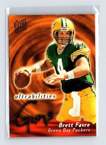 1995 Ultra #9 Brett Favre Ultrabilities