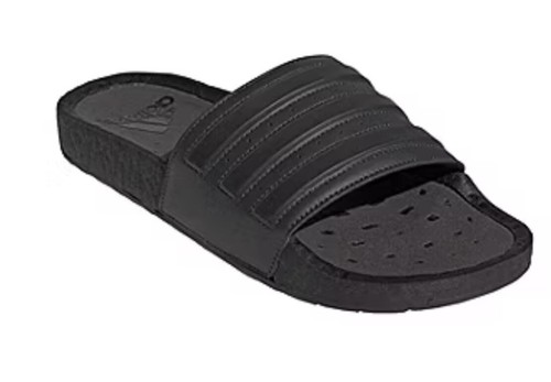 Adidas Adilette Boost sandali slide nero carbonio GX4285 taglia uomo 8 = donna 9