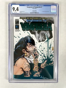 Vengeance of Vampirella #1 2ND PRINT GREEN FOIL CGC 9.4 (1994, Harris Comics) NM - Picture 1 of 2