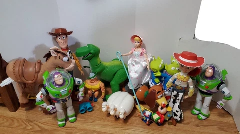 Disney Pixar Toy Story Collection Lot Thinkway Cloud and White Logo Cover
