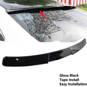For AUDI A4 B8 B8.5 2009-2016 Sedan Rear Window Roof Gloss Black Spoiler Wing - Picture 1 of 11