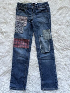 "Annie" Collection By Target girls sz. 8 patchwork jeans. Cute, fun - Picture 1 of 13