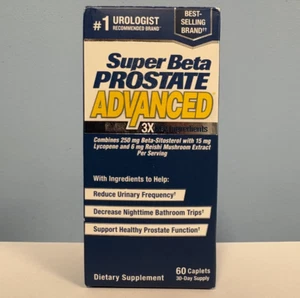 New Vitality Super Beta Prostate Advanced 3X 60 Caplets EXP 12/2026 - Picture 1 of 4