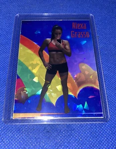 Alexa Grasso Custom UFC Sexy Selfie Holographic Rainbow Foil Trading Card rc - Picture 1 of 4