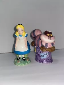 Disney Alice in Wonderland Salt and Pepper Shakers (read description) - Picture 1 of 4