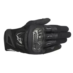 Leather Motorcycle Gloves > Alpinestars SMX-2 Air Carbon v2 gloves - Black - Picture 1 of 3