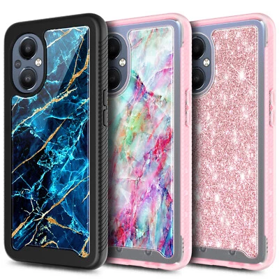 NAGEBEE For OnePlus Nord N20 5G Case, Full Body Phone Cover + Built-In Screen Protector