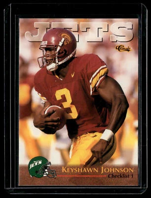 1996 Classic NFL Rookies #99 Keyshawn Johnson Near mint or better - Image 1 of 2
