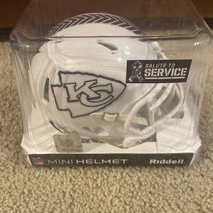 2024 Kansas City Chiefs Salute To Service Riddell Speed Mini Helmet - Picture 1 of 7
