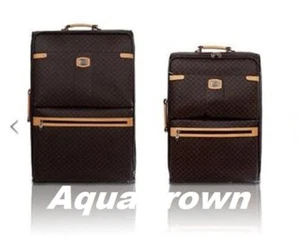 Rioni Signature Large and Medium Two Luggage Brown ST-20121 - Picture 1 of 3