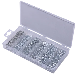 SW-Steel S8053 Assortimento di anelli a molla, 1200 pezzi - Foto 1 di 1