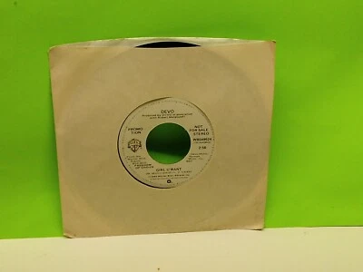45 record Devo "promo  Girl u Want" new never played  - Image 1 of 2