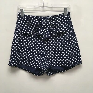 Lauren Conrad Womens Small Disney Minnie Mouse Collection Blue Polka Dot Shorts - Picture 1 of 9